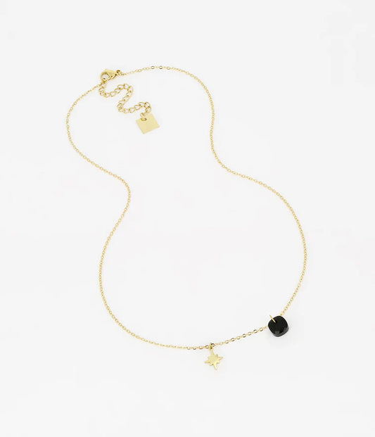 Zag Bijoux Collier Manuréva Acier Doré_Pixies