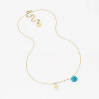 Zag Bijoux Collier Manuréva Apatite Acier Doré_Pixies