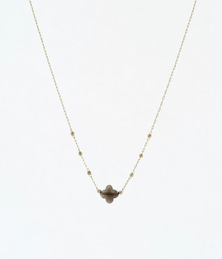 Zag Bijoux Collier Velasquez Quartz Fumé_PIXIES BIJOUX