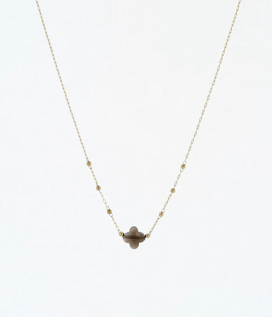 Zag Bijoux Collier Velasquez Quartz Fumé_PIXIES BIJOUX