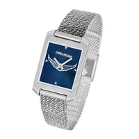 Zadig & Voltaire Montre Timeline Argent & Bleu_Pixies