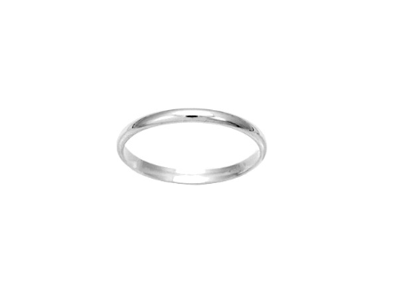 Bague Anneau Alliance Mixte Argent