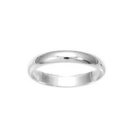Bague Anneau Alliance Mixte Argent