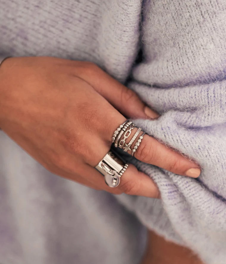 Zag Bijoux Bague Maillons Dorés Spetsès_PIXIES BIJOUX