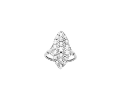 Pixies- Bague "Marquise" Grand Femme Argent