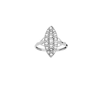 Pixies-Bague Marquise Femme Argent
