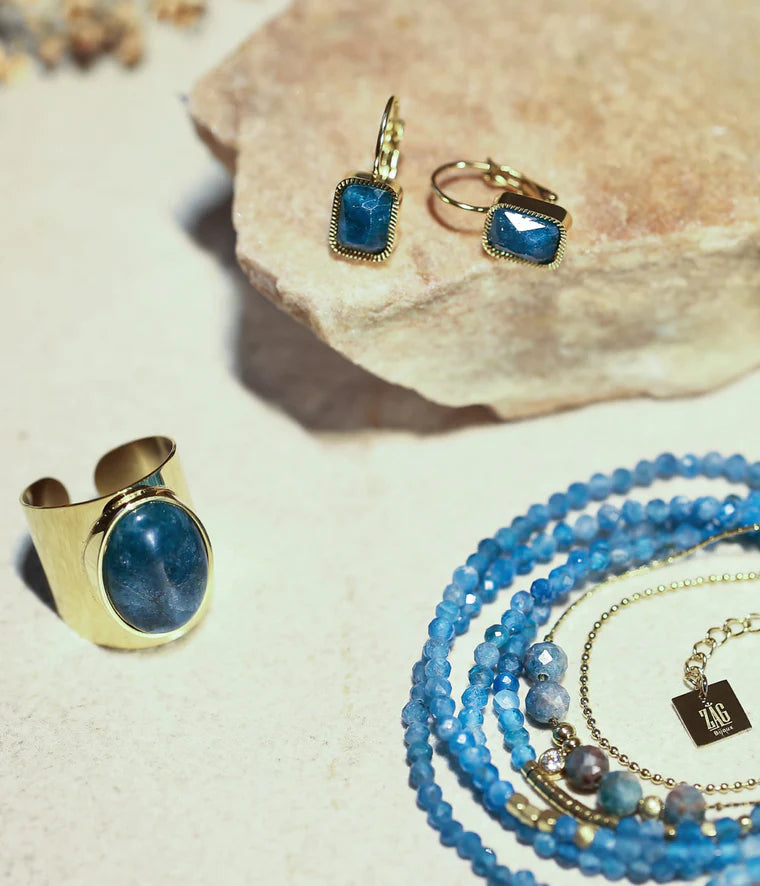 Zag Bijoux Boucles d'Oreilles Véra Oeil de Tigre_Pixies