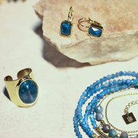 Zag Bijoux Boucles d'Oreilles Véra Turquoise Africaine_Pixies
