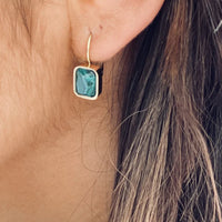 Zag Bijoux Boucles d'Oreilles Véra Turquoise Africaine_Pixies