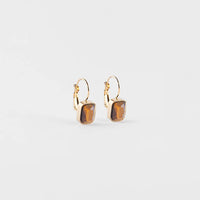 Zag Bijoux Boucles d'Oreilles Véra Oeil de Tigre_Pixies