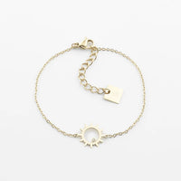 Bracelet Zag Oursin Acier Doré_pixies bijoux