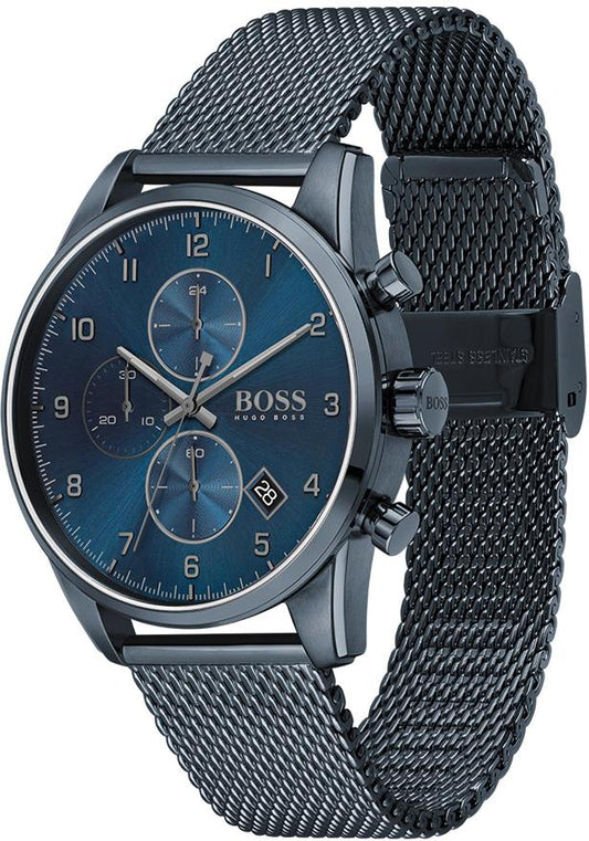 Boss Montre Homme Skymaster Bleue