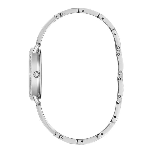 Boss - Silver Steel Watch and Pink Background