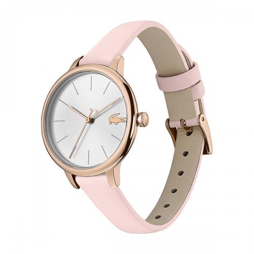 Lacoste Montre Cuir Rose Boitier Doré_Pixies