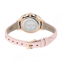 Lacoste Montre Cuir Rose Boitier Doré_Pixies