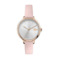 Lacoste Montre Cuir Rose Boitier Doré_Pixies