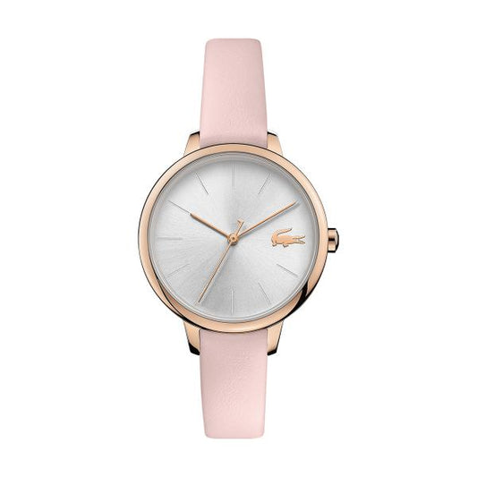 Lacoste Montre Cuir Rose Boitier Doré_Pixies