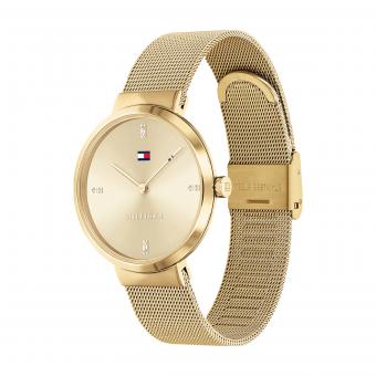 Tommy Hilfiger Montre Liberty Maille Milanaise Dorée_Pixies