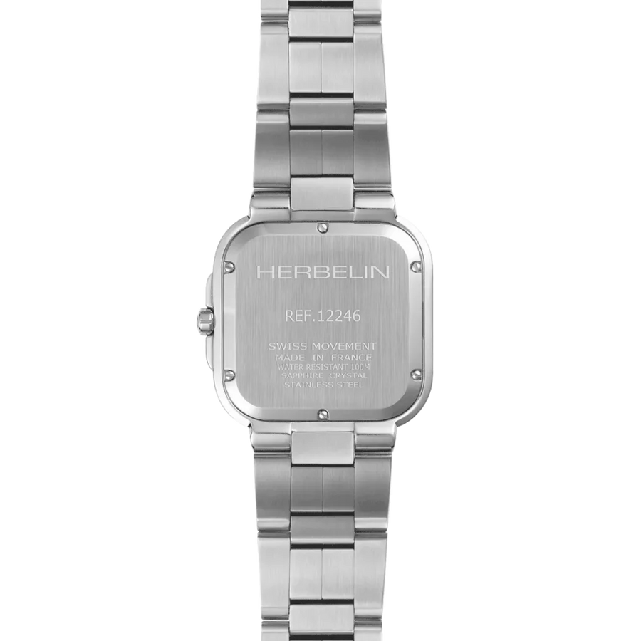 Michel Herbelin - Montre Cap Camarat carrée fond bleu 12246B15