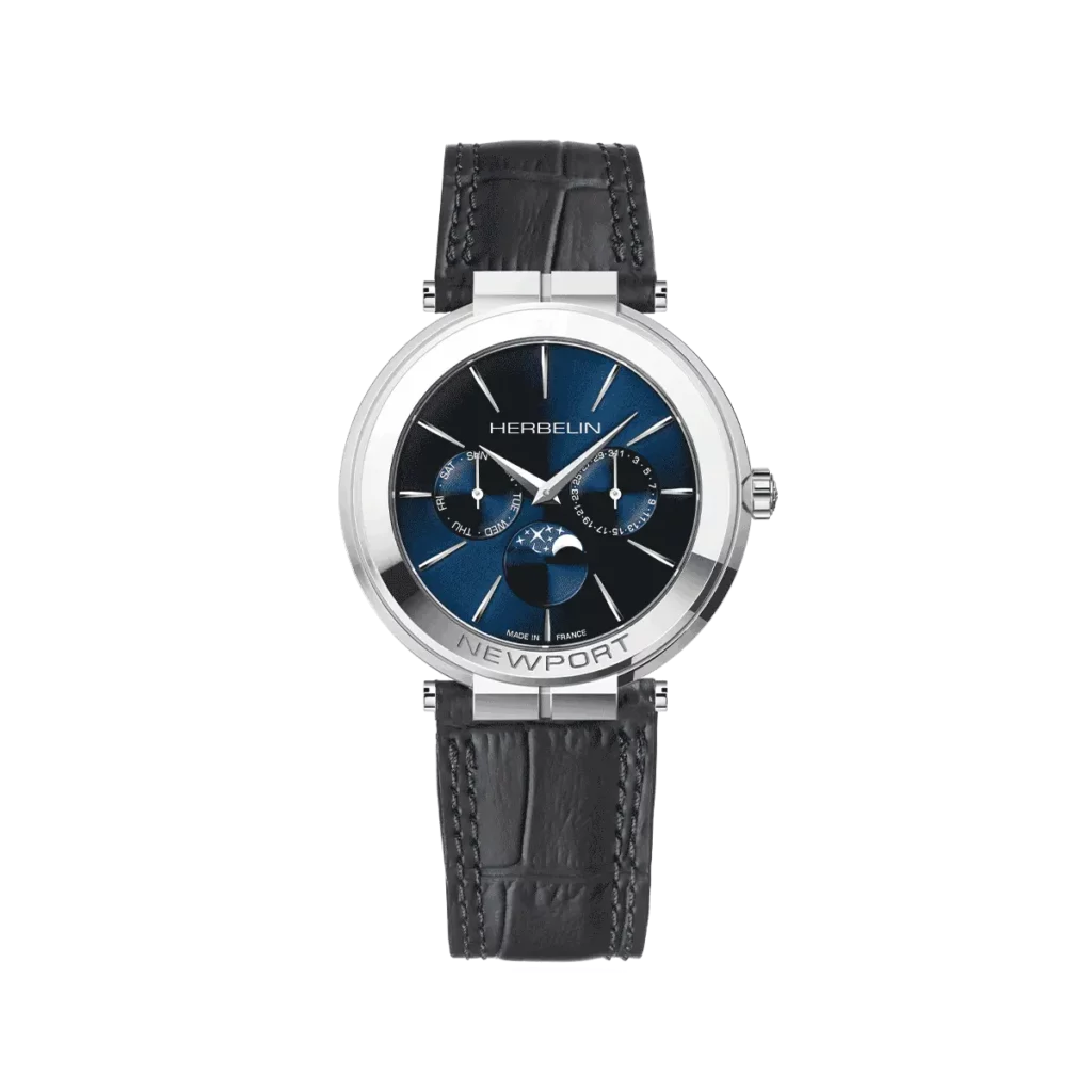 Michel Herbelin - Montre Newport Slim Fond Bleu 12722AP15