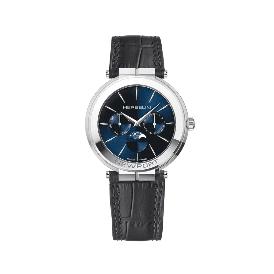 Michel Herbelin - Montre Newport Slim Fond Bleu 12722AP15