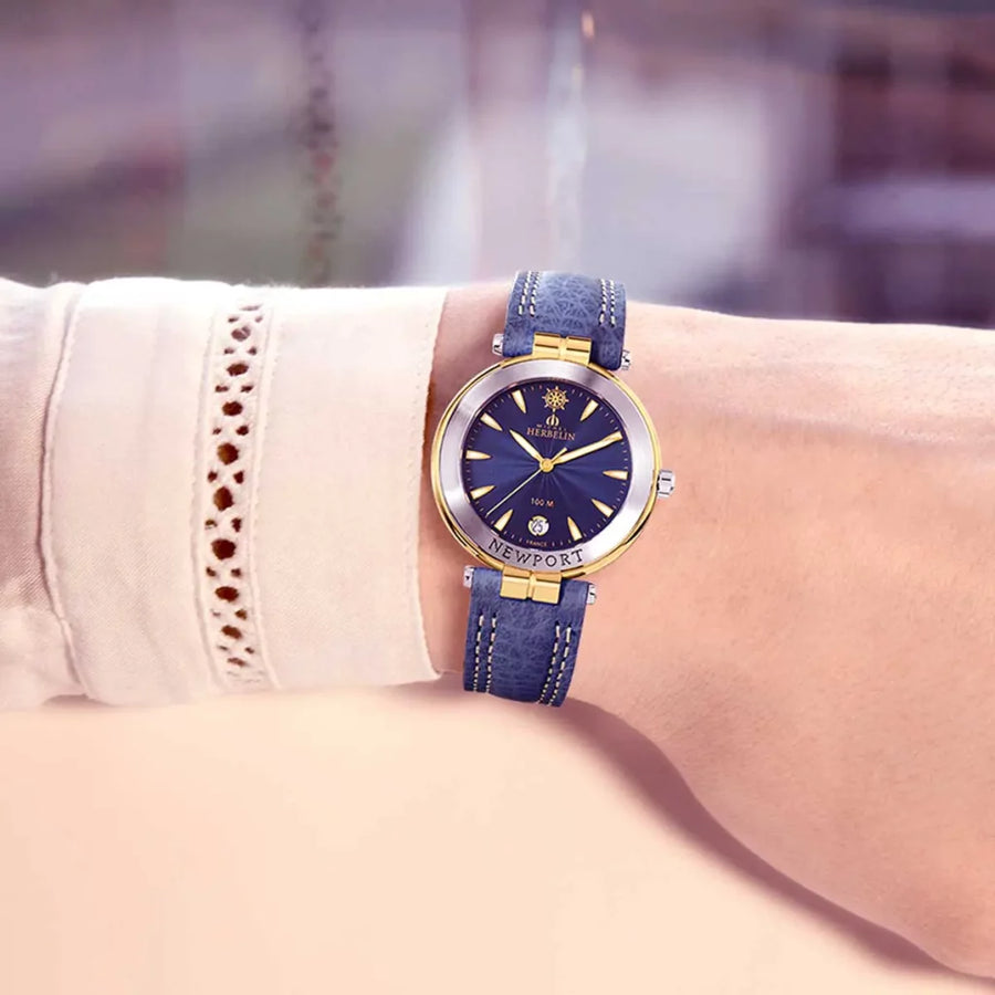 Michel Herbelin - Montre Newport Originals Fond Bleu 14255T35