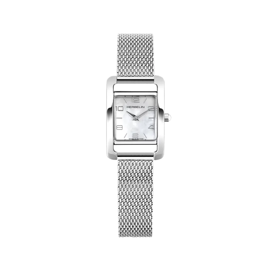 Michel Herbelin - Montre V AVENUE Maille Milanese Argent 17437AP29B