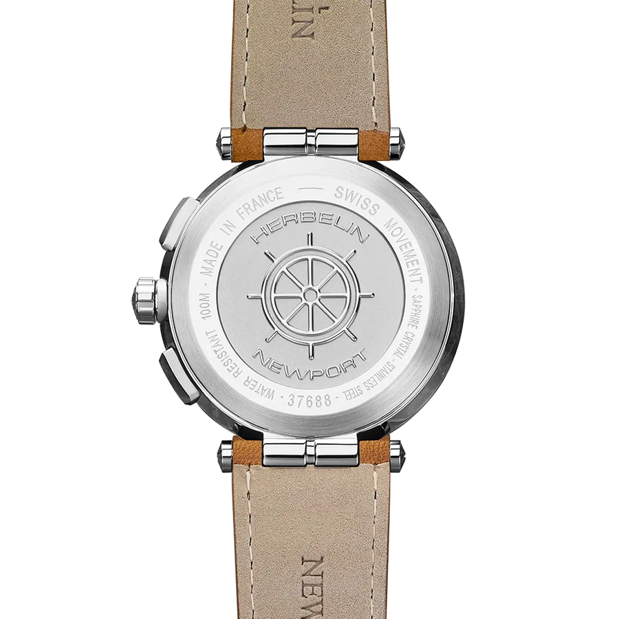 Michel Herbelin - Montre Newport Chrono Fond Argent