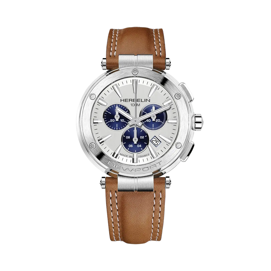 Michel Herbelin - Montre Newport Chrono Fond Argent