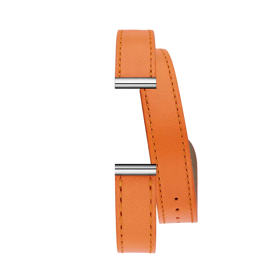 Michel Herbelin - Bracelet de Montre Double Tour Orange