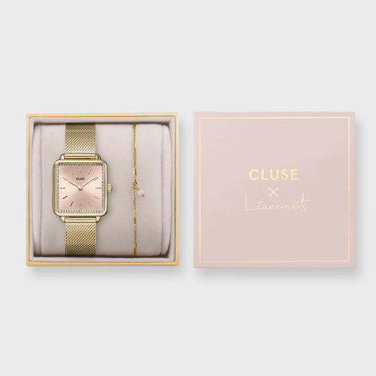 Cluse x Léanemarts - Giftbox Montre et Bracelet La Tétragone