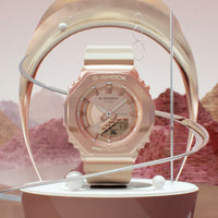 G-SHOCK - Montre Femme Analogique Numérique Beige rose GM-S2100PG-4AER