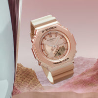 G-SHOCK - Montre Femme Analogique Numérique Beige rose GM-S2100PG-4AER