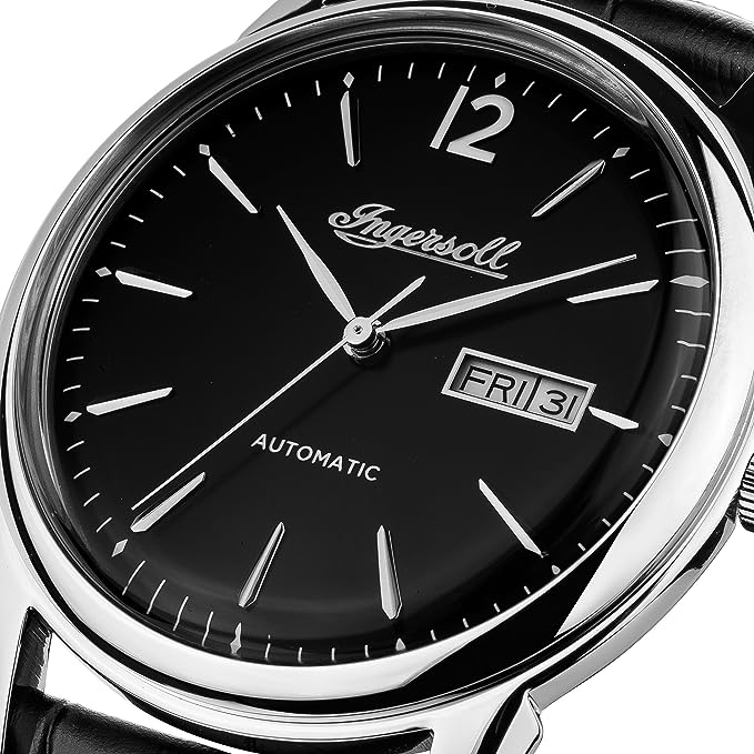 Montre Homme Ingersoll Automatique Cuir Noir