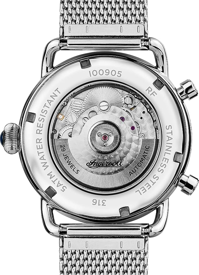 Montre Homme Ingersoll Automatique Maille Milanaise