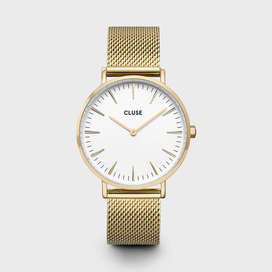 Montre Femme Cluse Boho Chic Mesh White