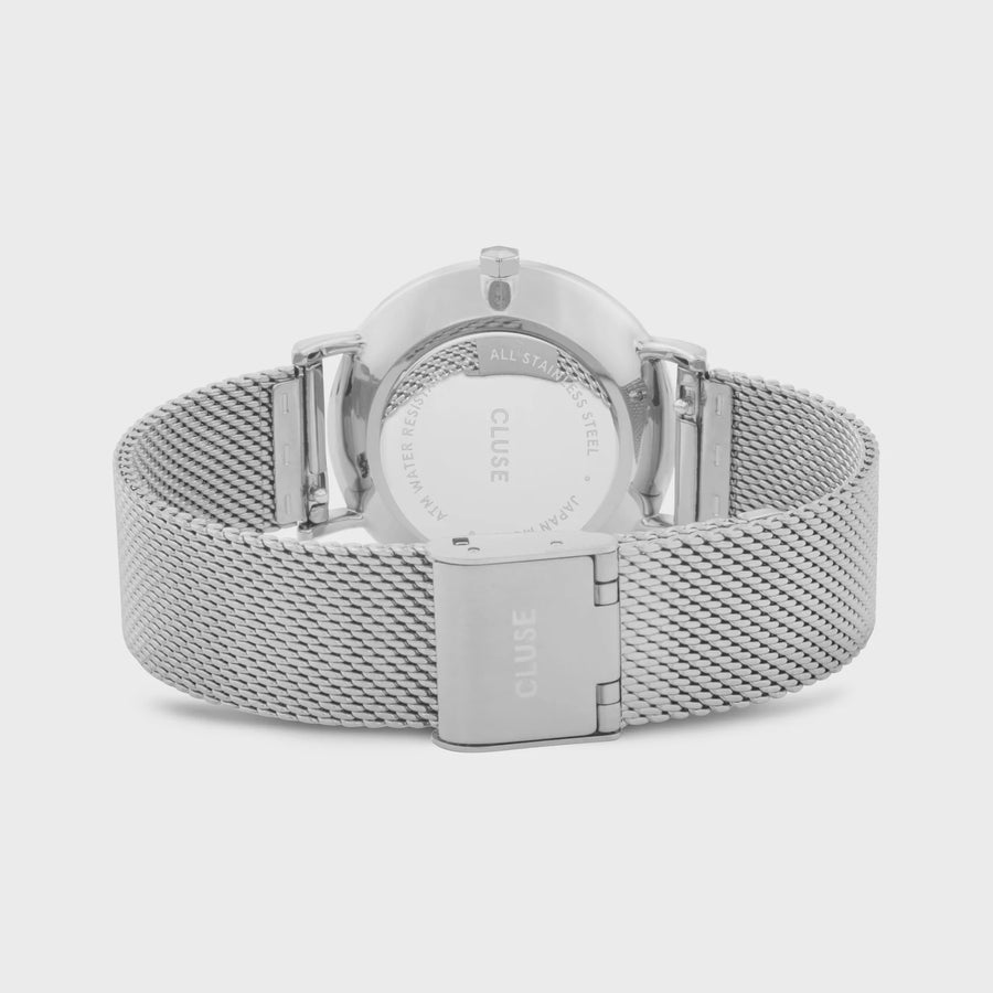 Montre Femme Cluse Minuit Mesh Full Silver