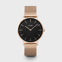 Montre Femme Cluse Boho Chic Mesh Black