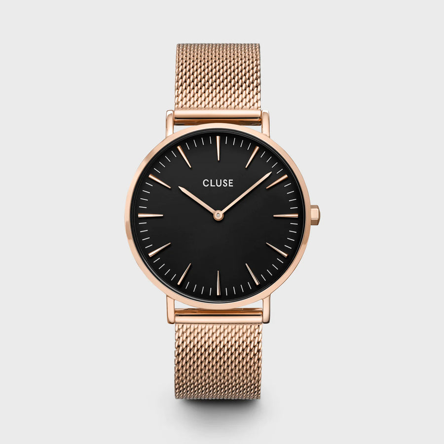 Montre Femme Cluse Boho Chic Mesh Black