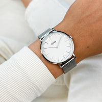 Montre Femme Cluse Boho Chic Mesh White