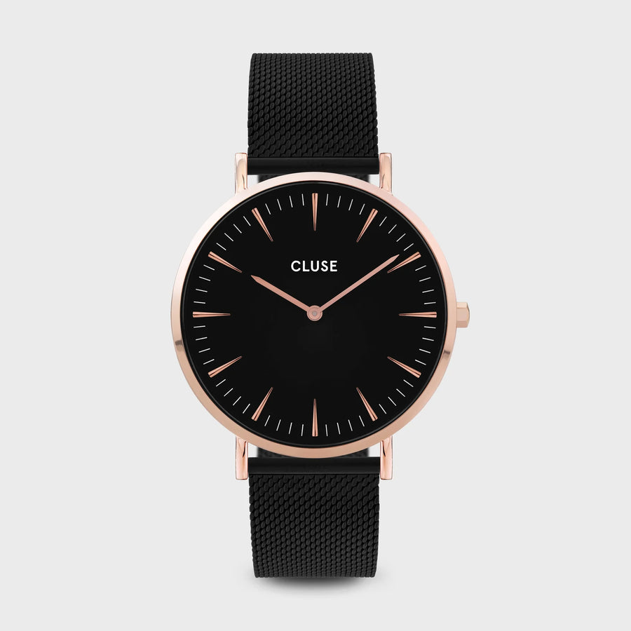 Montre Femme Cluse Boho Chic Mesh Black