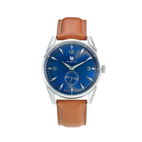 LIP - Montre Homme Himalaya Bleue Cuir Marron