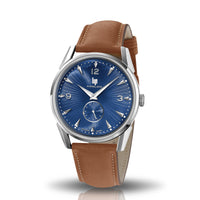 LIP - Montre Homme Himalaya Bleue Cuir Marron