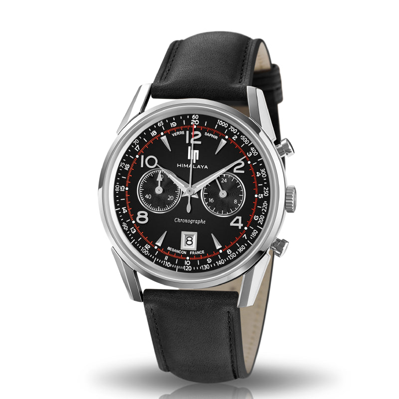 LIP - Montre Homme Himalaya Chronographe Noire