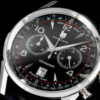 LIP - Montre Homme Himalaya Chronographe Noire