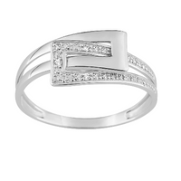 Pixies - White Gold Solitaire Diamond Engagement Ring