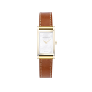 Michel Herbelin - Bracelet de Montre en Cuir Caramel