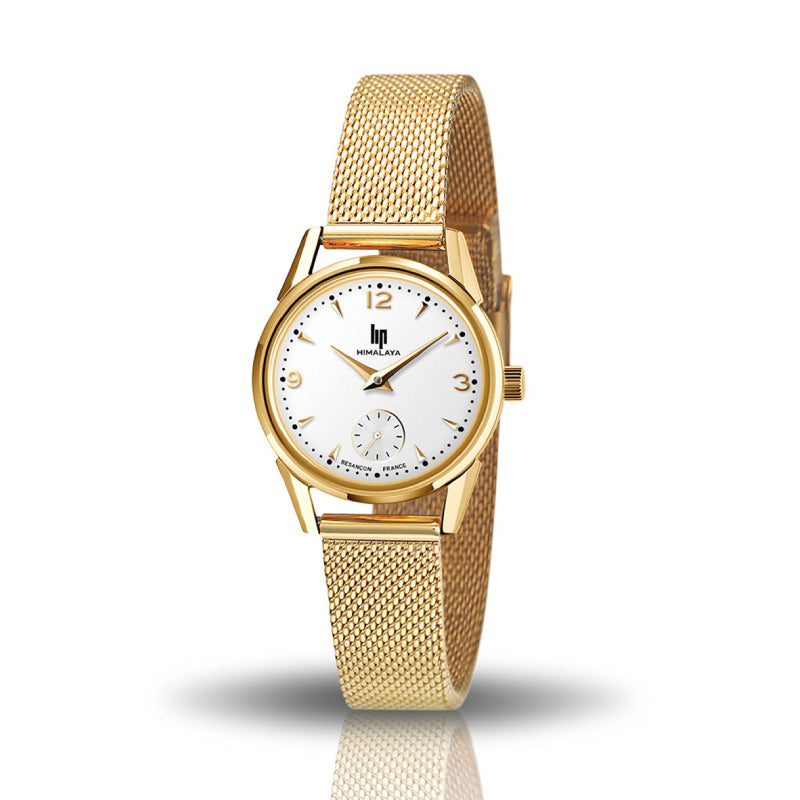 LIP - Montre Femme Himalaya Or et Blanche