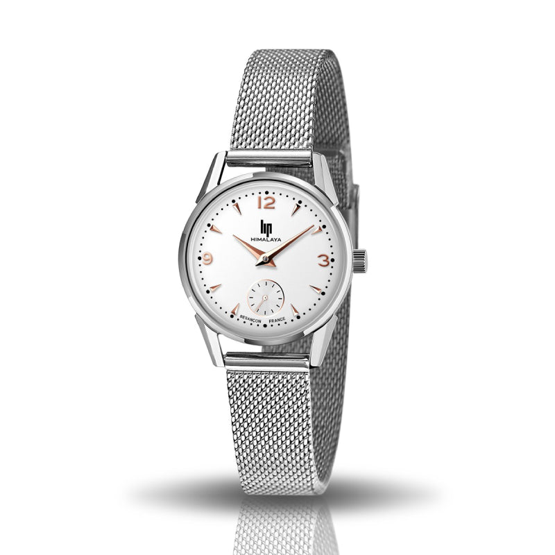 LIP - Montre Femme Himalaya Argentée et Blanche