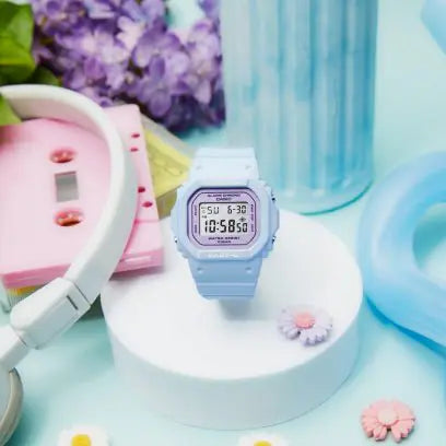 Montre Femme Casio Classic Silicone Bleu Pastel